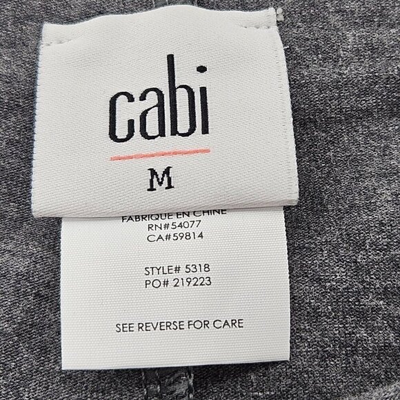 Cabi Skirted M'Leggings Skirted Leggings Heather Gray Women’s Size M Minimalist - Picture 5 of 10